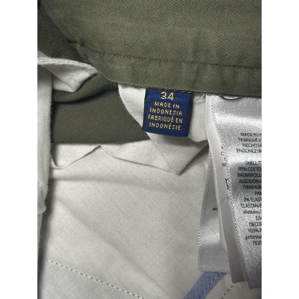 Polo Ralph Lauren Men's 9" Chino Shorts 34 Classic Fit Stretch Skull Crossbones - Picture 5 of 9
